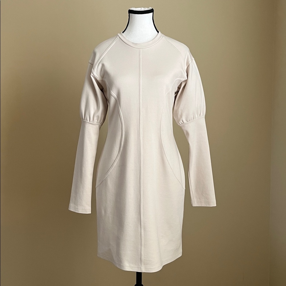 NWT ..,MERCI Italia - Long Sleeve Dress - 44 IT Best fits S/M